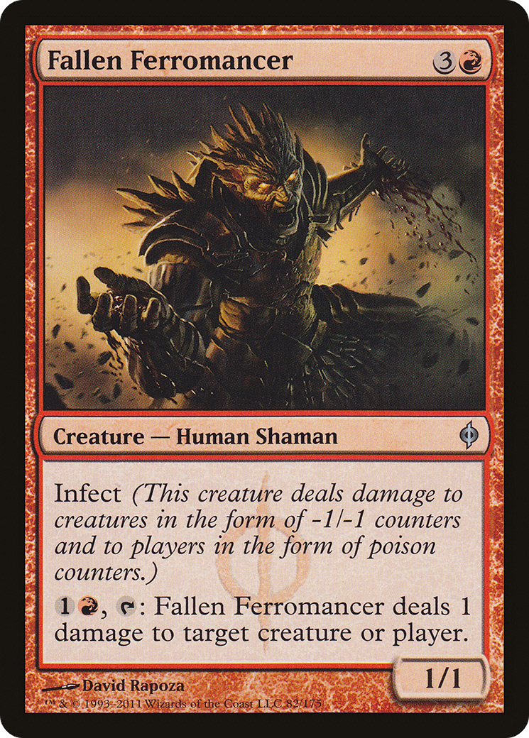 Image of Fallen Ferromancer (NPH-082) - New Phyrexia Foil