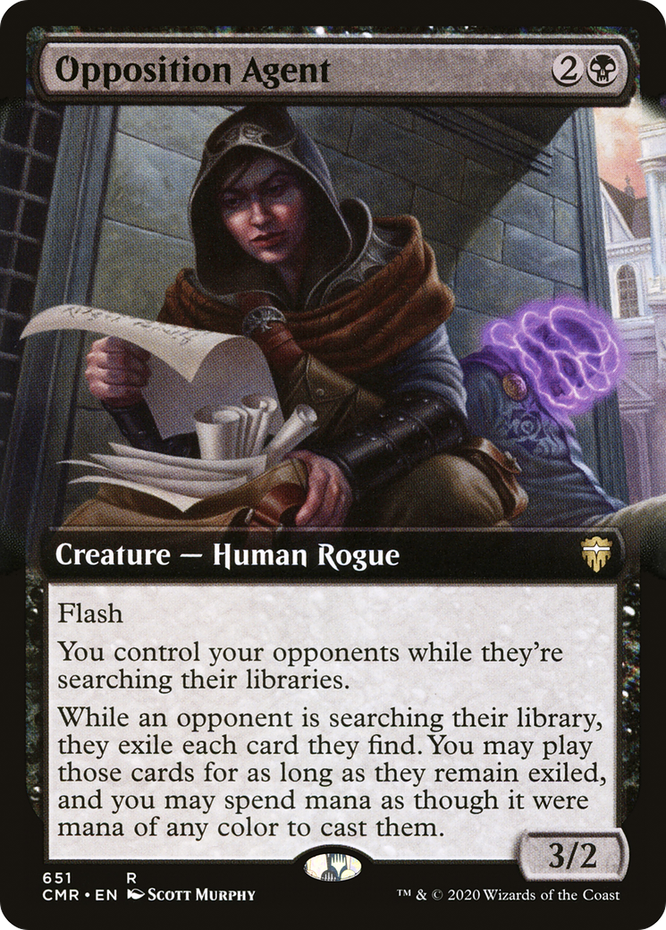 Image of Opposition Agent (Extended Art) (CMR-651) - Commander Legends: (Extended Art) Foil
