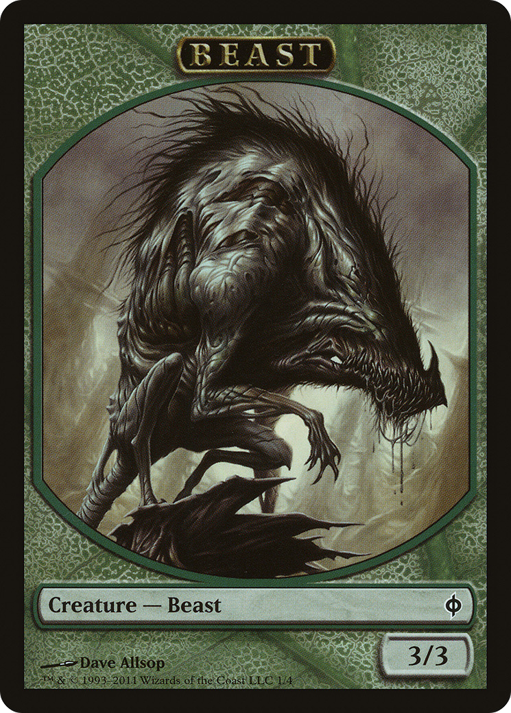Image of Beast Token (NPH-001) - New Phyrexia Tokens