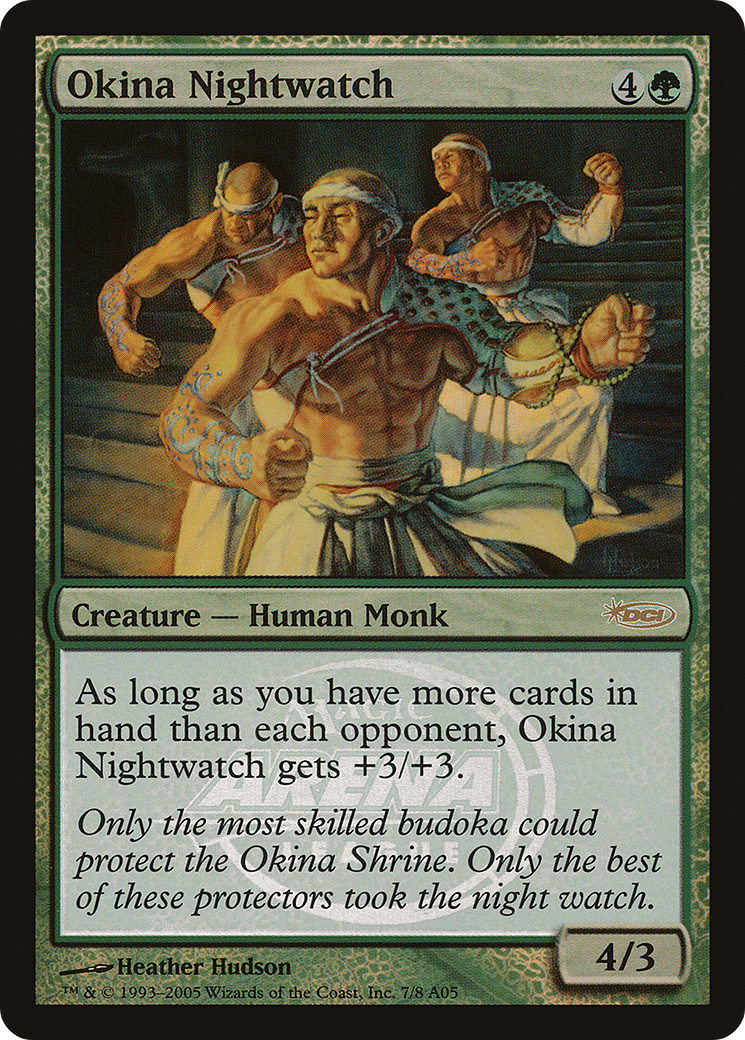 Image of Okina Nightwatch (ARENA-007) - Arena League 2005 Foil