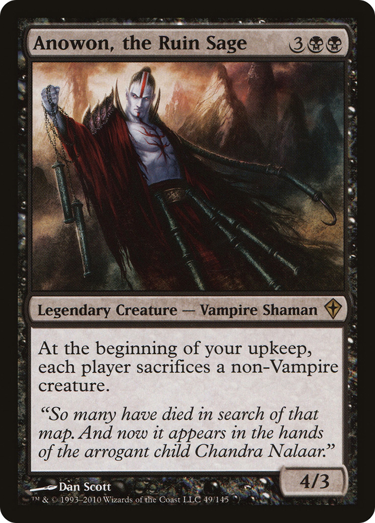 Image of Anowon, the Ruin Sage (WWK-049) - Worldwake Foil