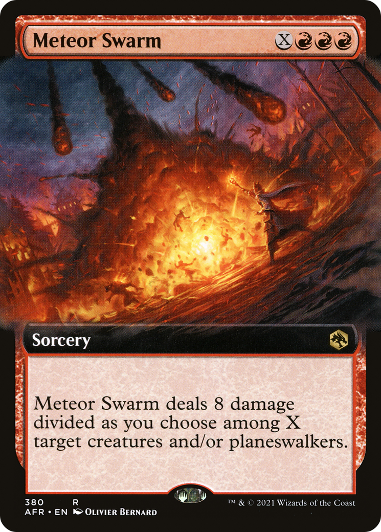Image of Meteor Swarm (Extended Art) (AFR-380) - Adventures in the Forgotten Realms: (Extended Art)