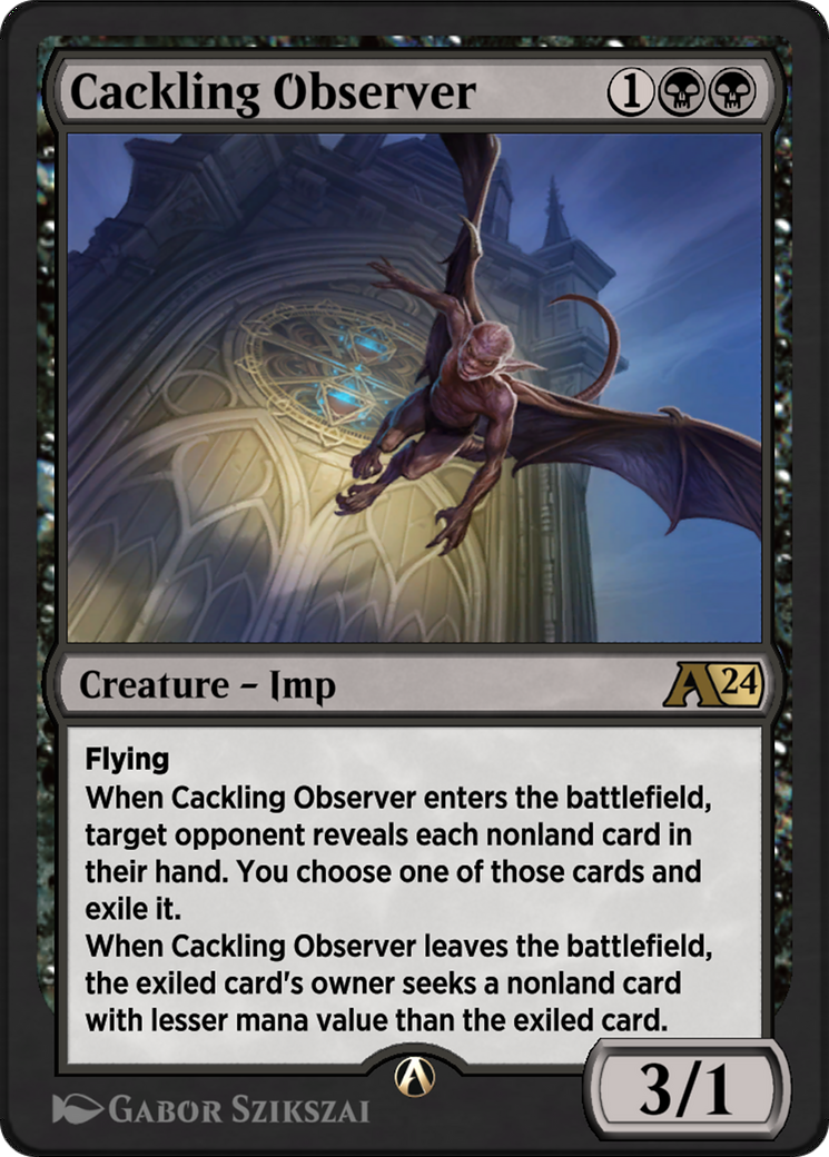 Image of Cackling Observer (YMKM-009) - Alchemy: Murders at Karlov Manor