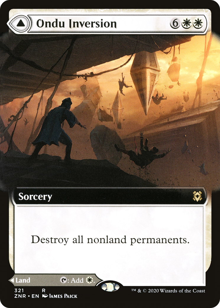 Image of Ondu Inversion (Extended Art) (ZNR-321) - Zendikar Rising: (Extended Art) Foil