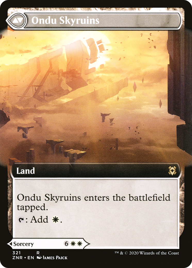 Image of Ondu Inversion (Extended Art) (ZNR-321) - Zendikar Rising: (Extended Art) Foil