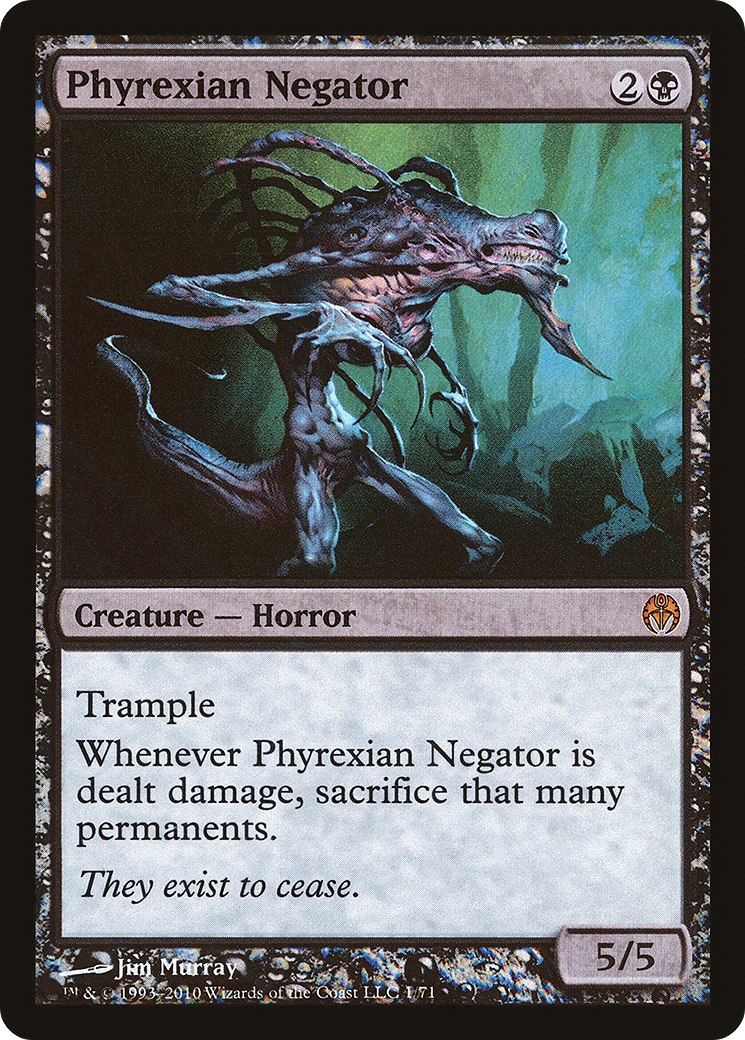 Image of Phyrexian Negator (DDE-001) - Duel Decks: Phyrexia vs. the Coalition Foil