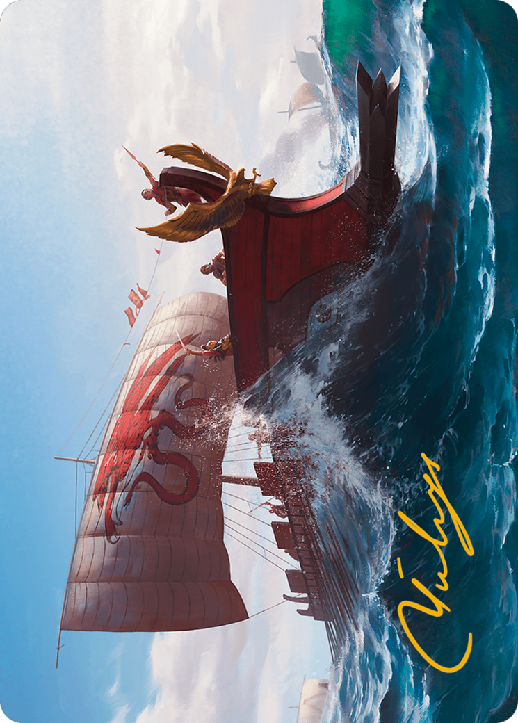 Image of Adrestia Art Card (Gold-Stamped Signature) (ASACR-008) - Assassin's Creed Art Series (Borderless)