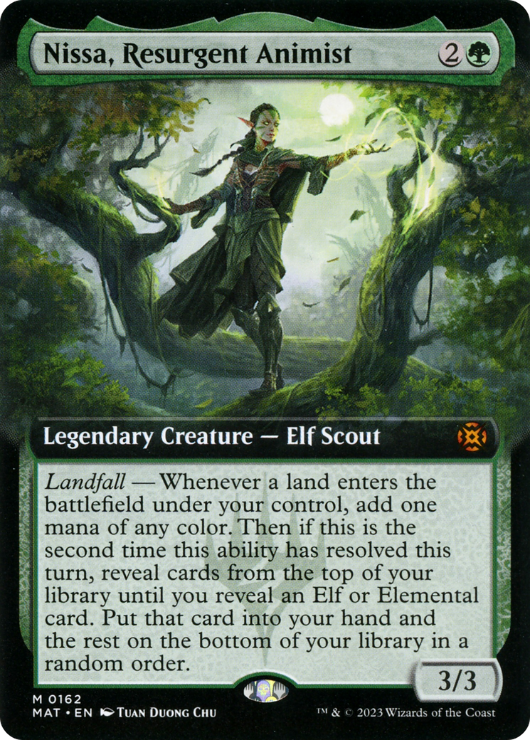 Image of Nissa, Resurgent Animist (Extended Art) (MAT-162) - March of the Machine: The Aftermath: (Extended Art) Foil