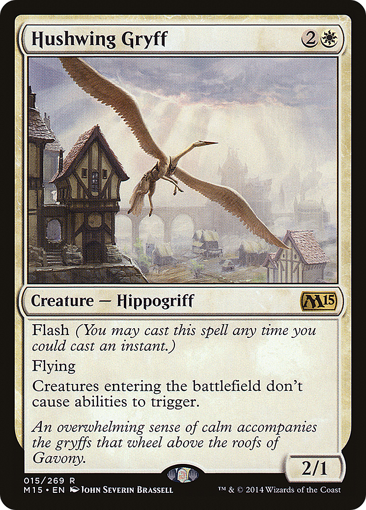 Image of Hushwing Gryff (M15-015) - Magic 2015 Foil