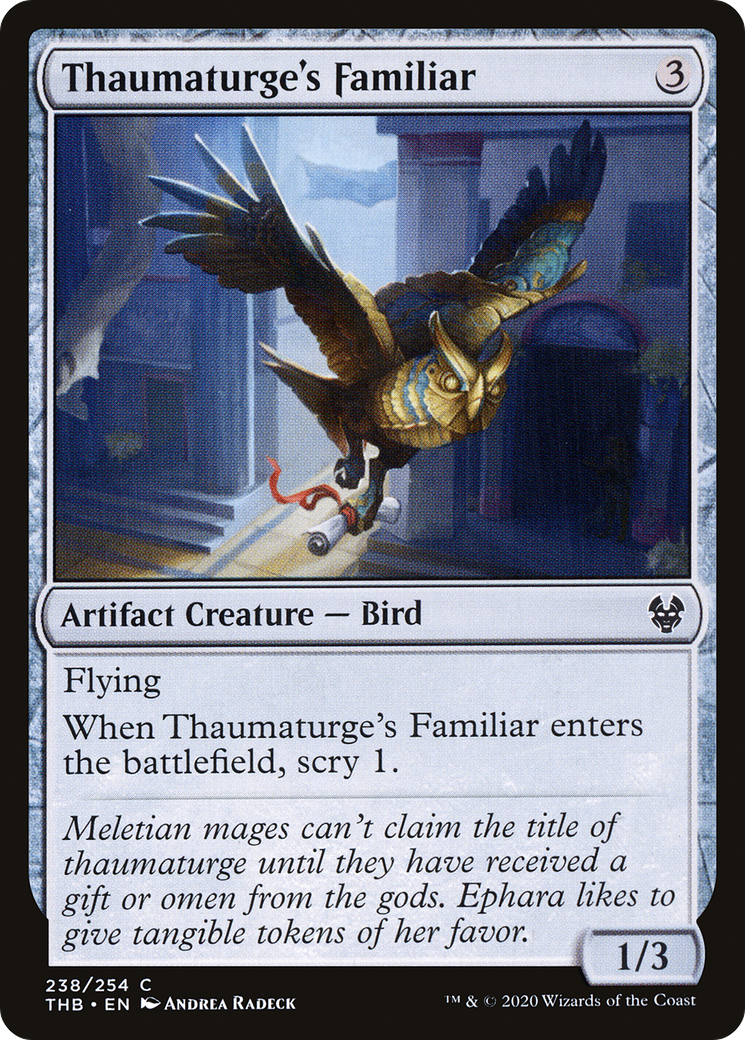 Image of Thaumaturge's Familiar (THB-238) - Theros Beyond Death