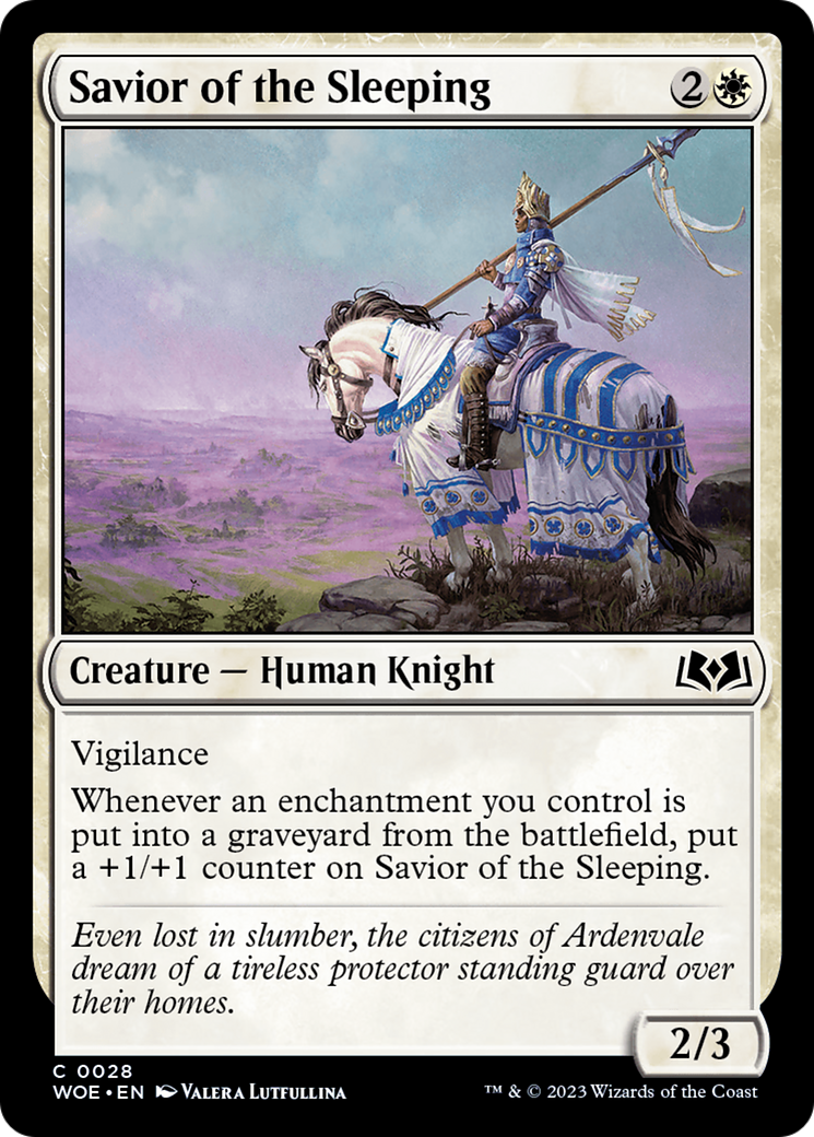 Image of Savior of the Sleeping (WOE-028) - Wilds of Eldraine Foil