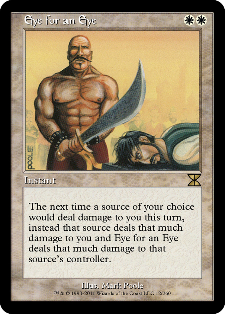 Image of Eye for an Eye (ME4-012) - Masters Edition IV Foil