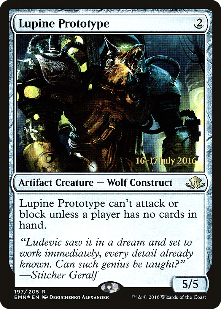 Image of Lupine Prototype (PRE-197) - Eldritch Moon Promos Foil