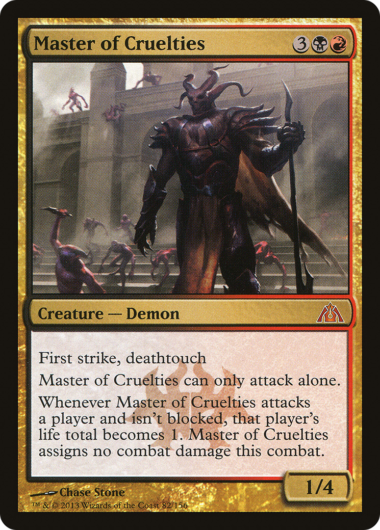 Image of Master of Cruelties (DGM-082) - Dragon's Maze