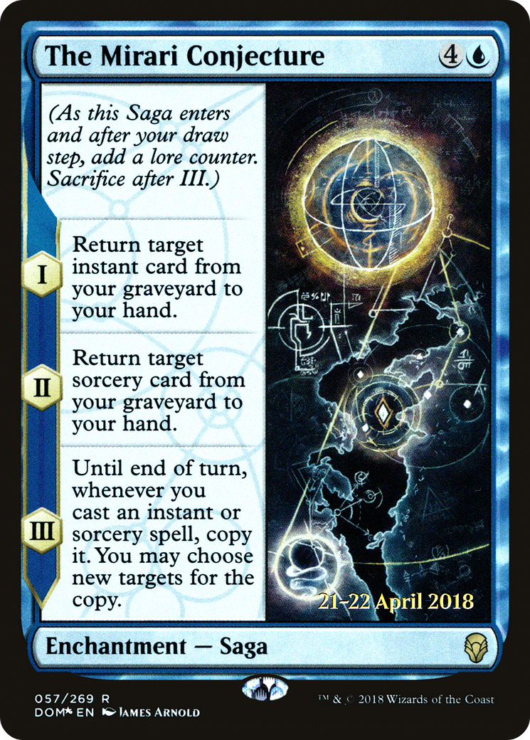 Image of The Mirari Conjecture (PRE-57S) - Dominaria Promos Foil