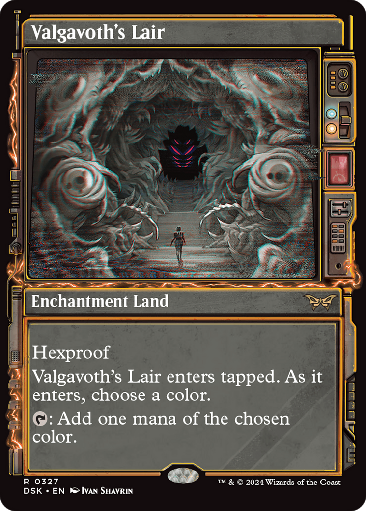 Image of Valgavoth's Lair (Showcase) (DSK-327) - Duskmourn: House of Horror: (Showcase) Foil