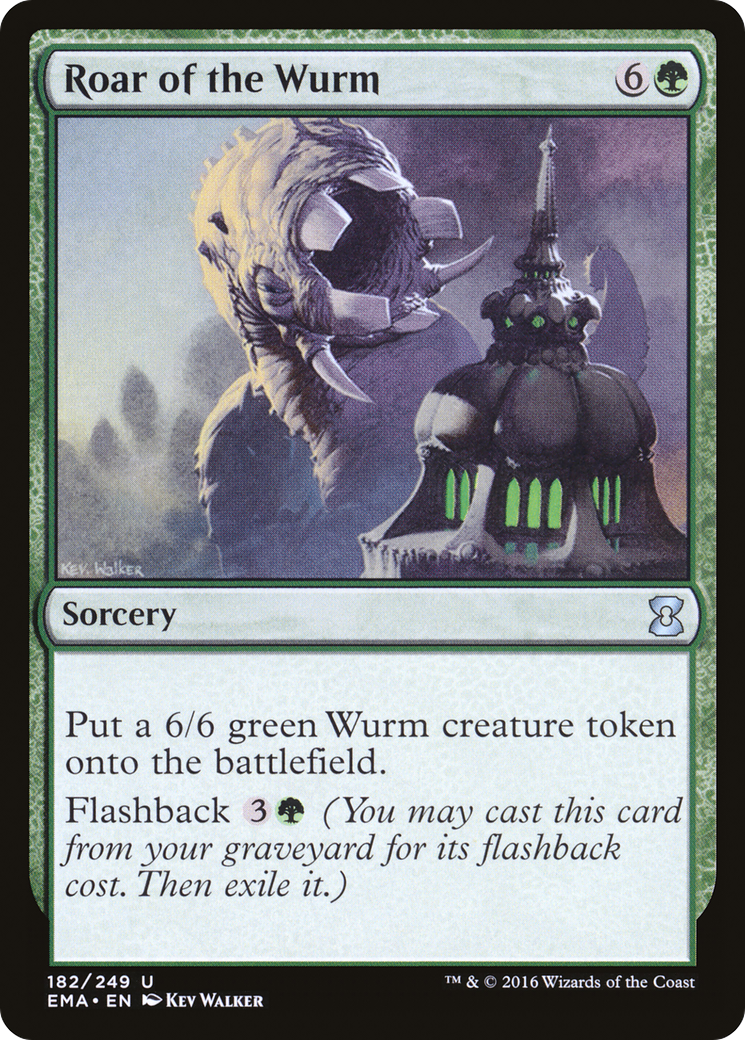 Image of Roar of the Wurm (EMA-182) - Eternal Masters Foil