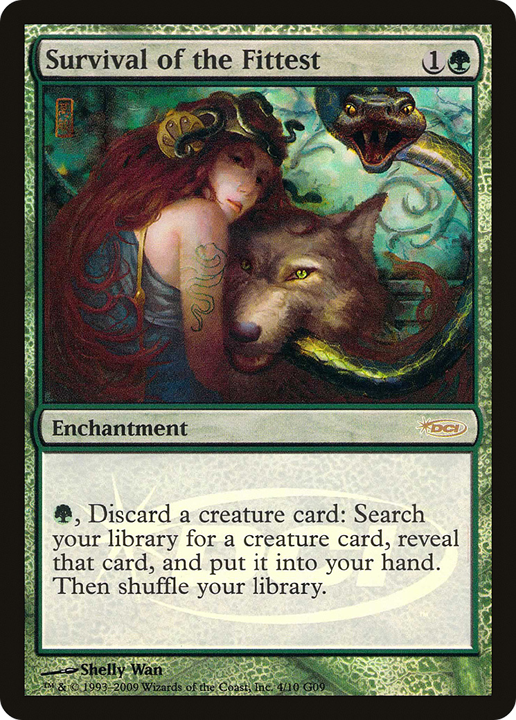 Image of Survival of the Fittest (JDG-004) - Judge Gift Cards 2009 Foil