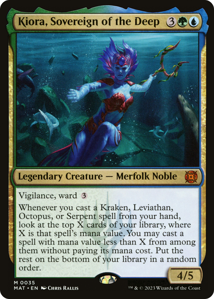 Image of Kiora, Sovereign of the Deep (MAT-035) - March of the Machine: The Aftermath