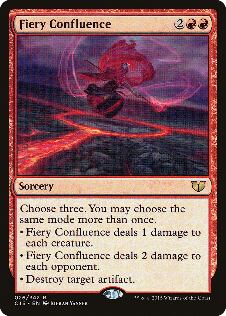 Image of Fiery Confluence (C15-026) - Commander 2015