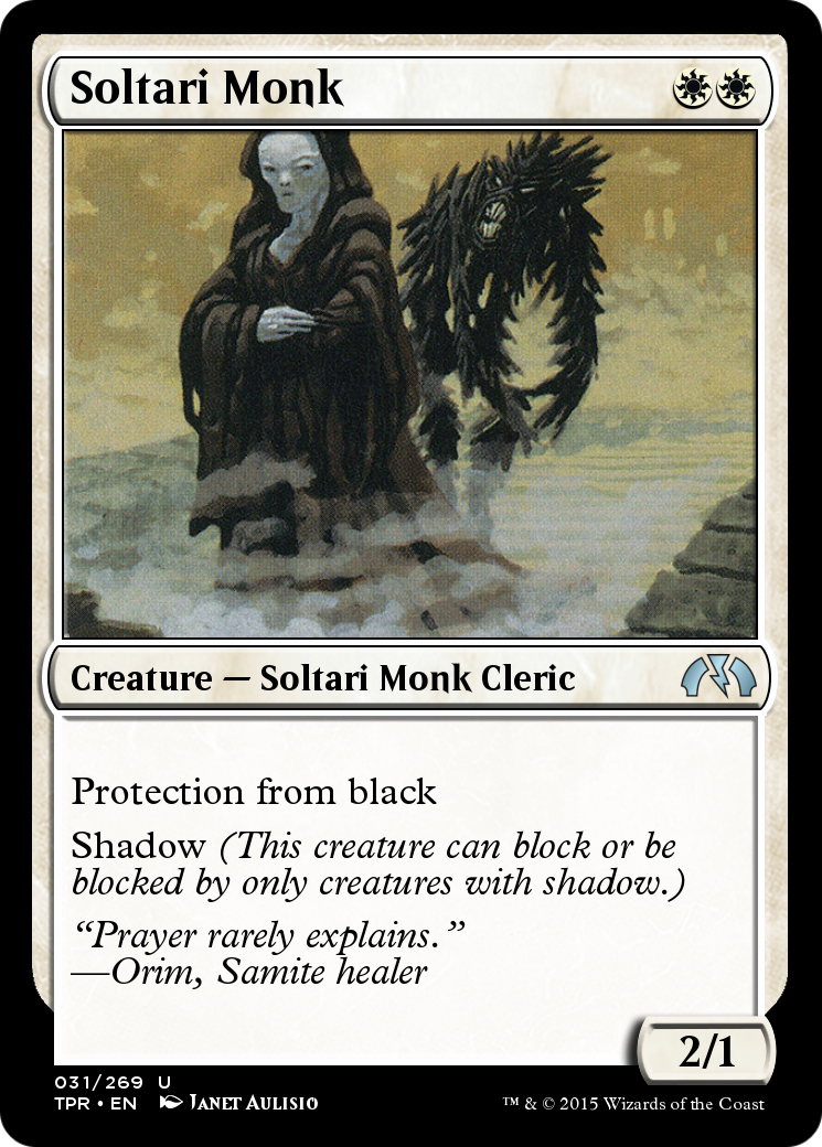 Image of Soltari Monk (TPR-031) - Tempest Remastered Foil