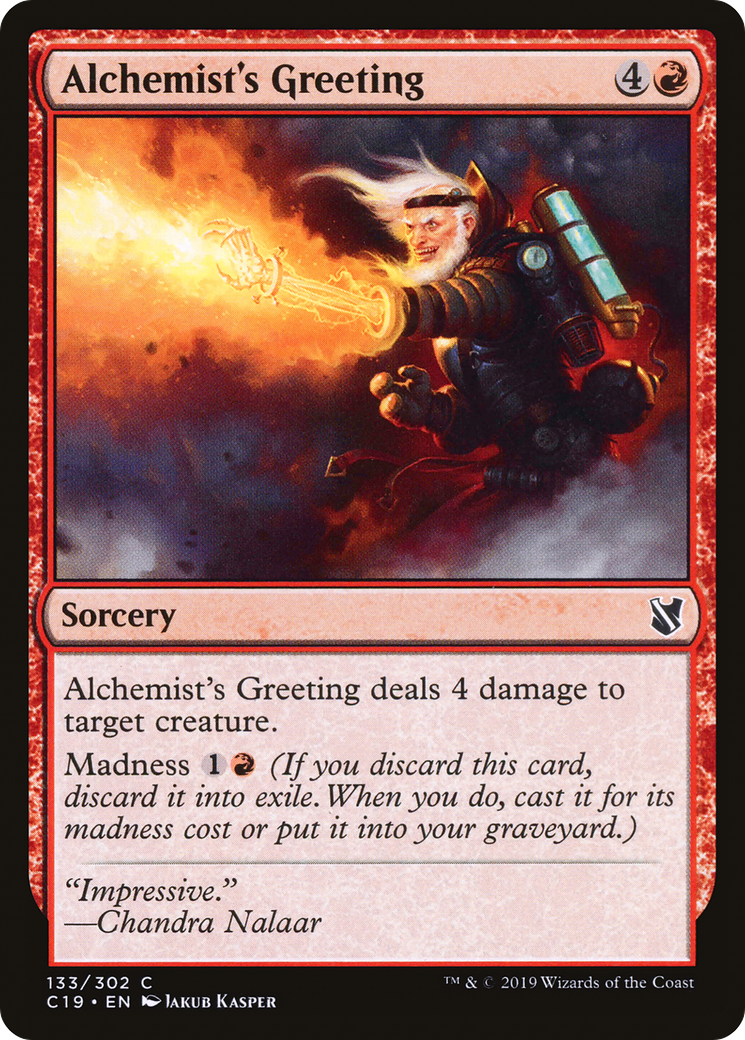Image of Alchemist's Greeting (C19-133) - Commander 2019