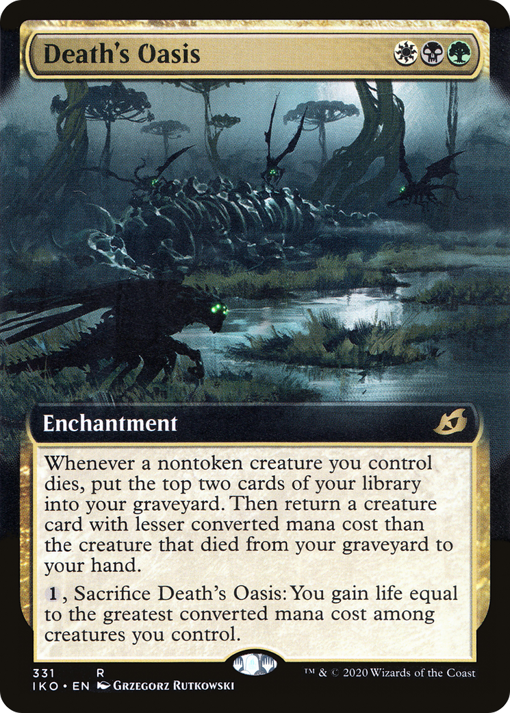 Image of Death's Oasis (IKO-331) - Ikoria: Lair of Behemoths: (Extended Art)