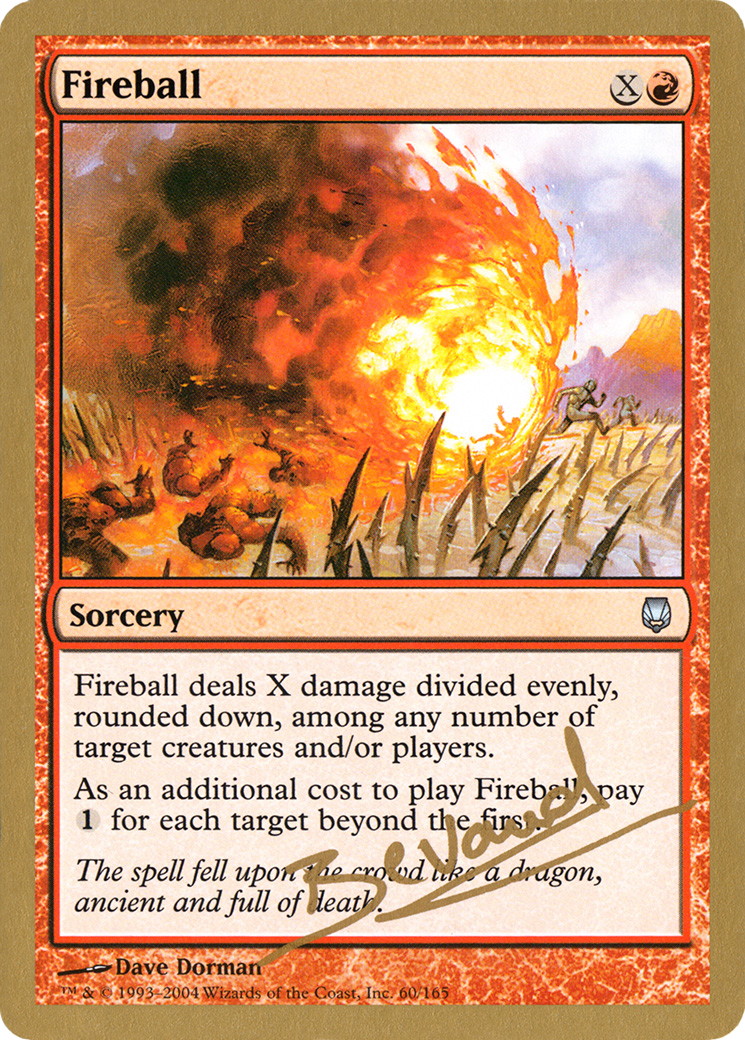 Image of Fireball - 2004 Manuel Bevand (DST) (WCD-MB60) - World Championship Decks 2004