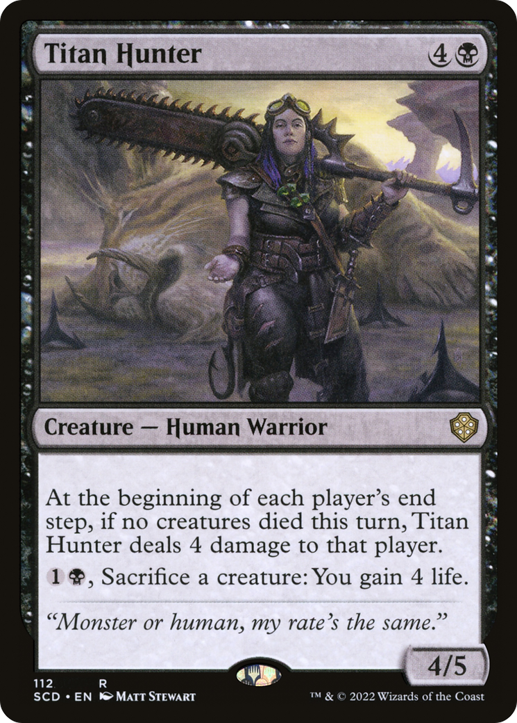 Image of Titan Hunter (SCD-112) - Starter Commander Decks