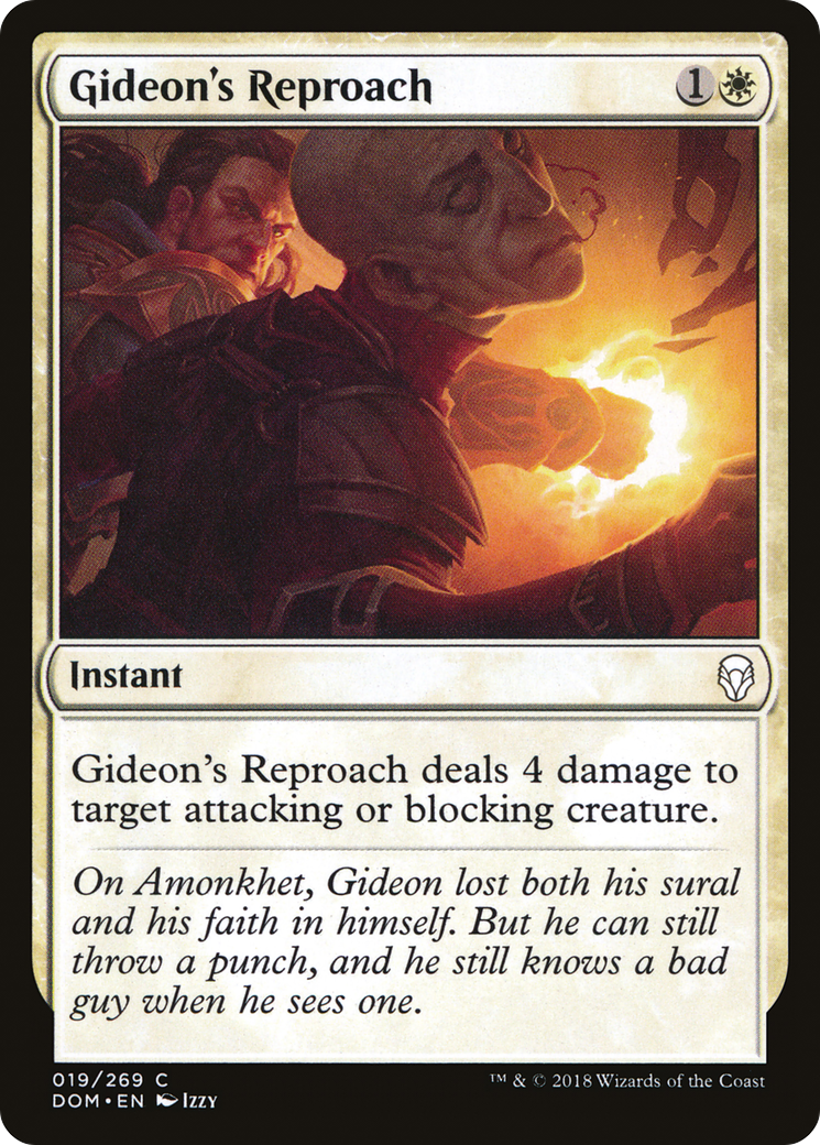 Image of Gideon's Reproach (DOM-019) - Dominaria