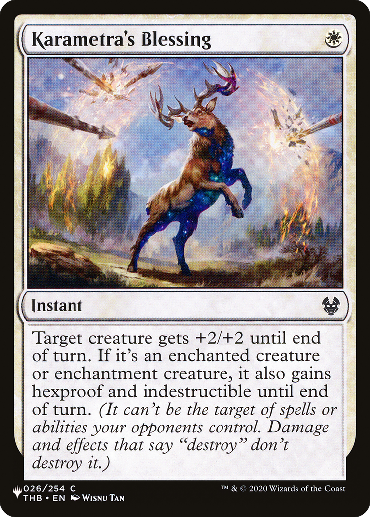 Image of Karametra's Blessing (LIST-THB-26) - The List