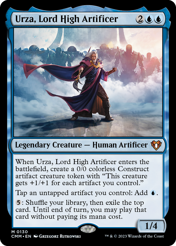 Image of Urza, Lord High Artificer (CMM-130) - Commander Masters