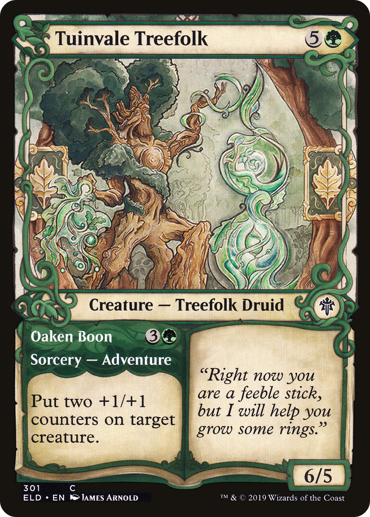 Image of Tuinvale Treefolk (Showcase) (ELD-301) - Throne of Eldraine: (Showcase)