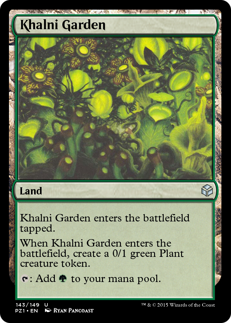 Image of Khalni Garden (PZ1-143) - Legendary Cube Prize Pack Foil