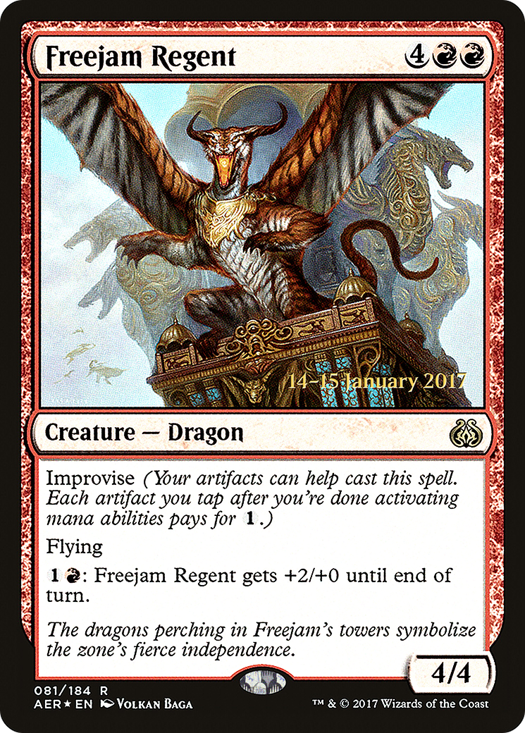 Image of Freejam Regent (PRE-81S) - Aether Revolt Promos Foil