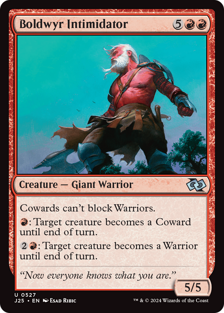 Image of Boldwyr Intimidator (J25-527) - Foundations Jumpstart