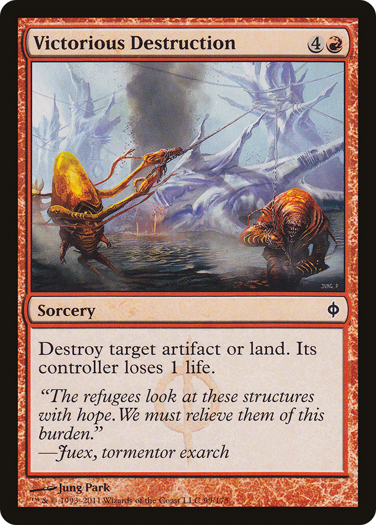 Image of Victorious Destruction (NPH-099) - New Phyrexia Foil