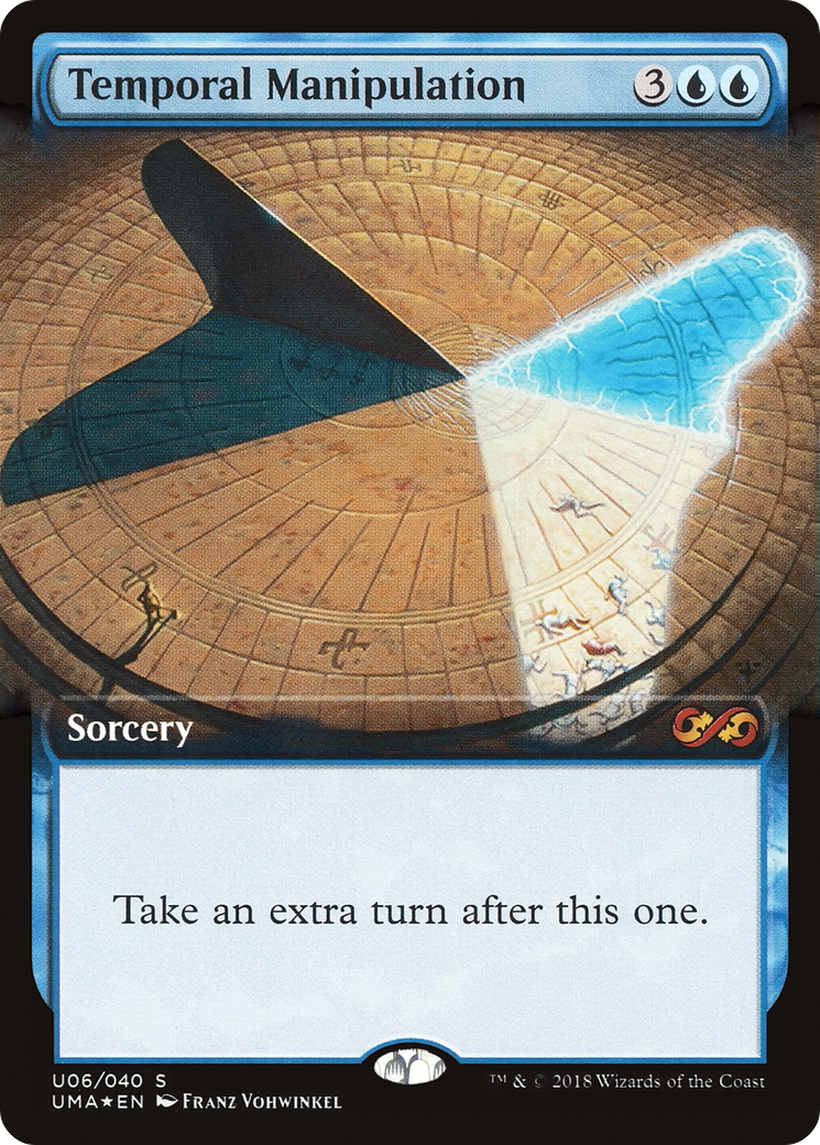 Image of Temporal Manipulation (UMA:BT-U06) - Ultimate Box Topper: (Extended Art) Foil