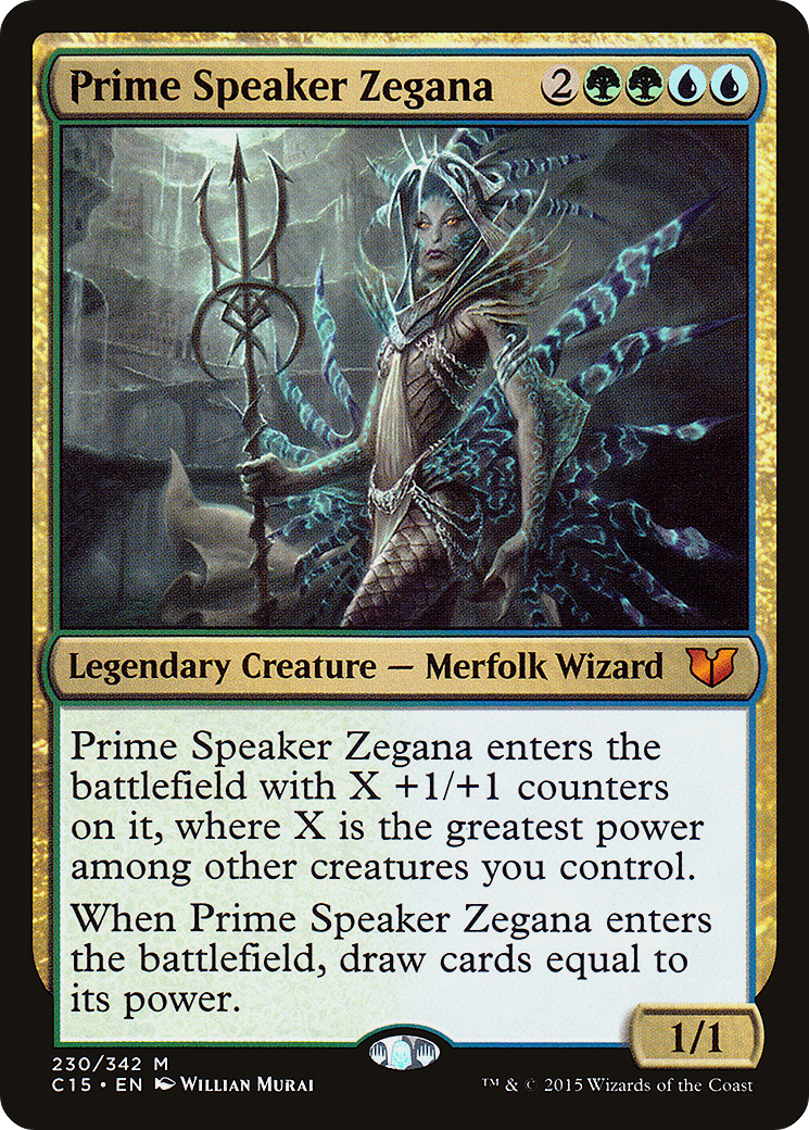 Image of Prime Speaker Zegana (C15-230) - Commander 2015