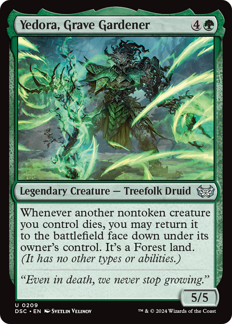 Image of Yedora, Grave Gardener (DSC-209) - Duskmourn: House of Horror Commander