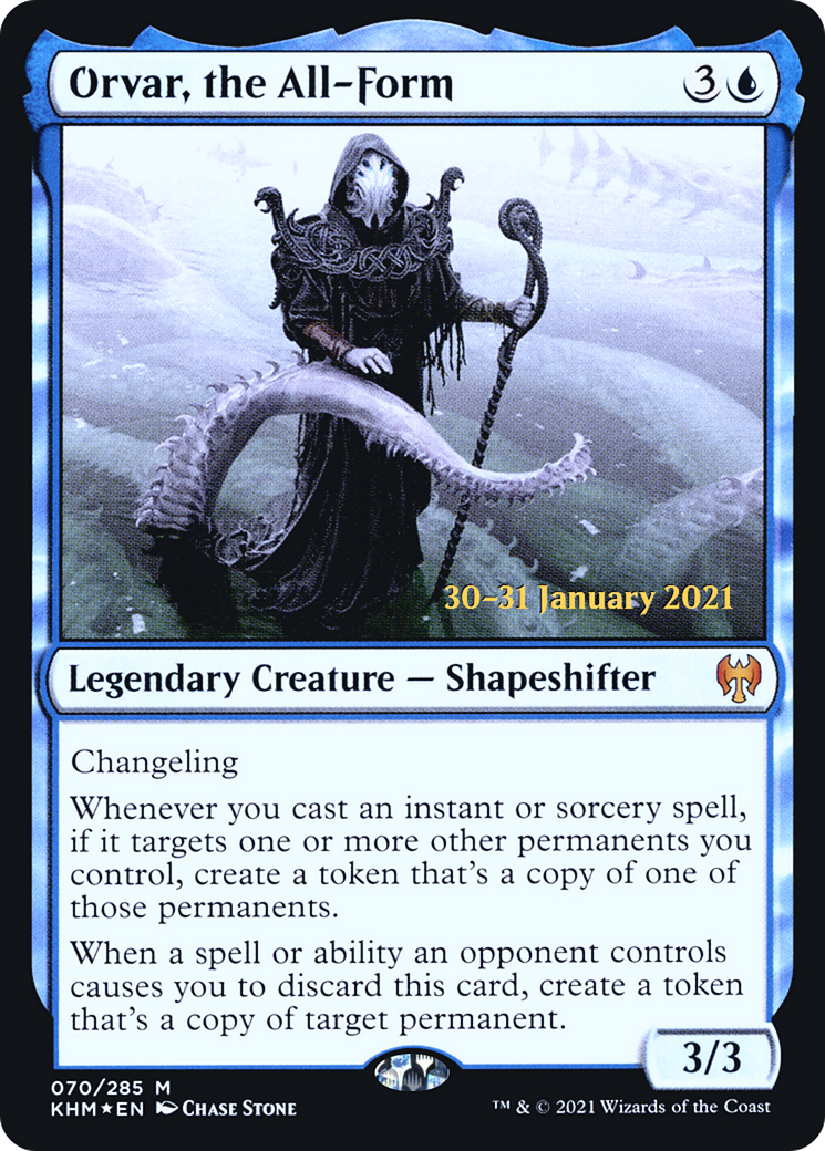 Image of Orvar, the All-Form (PRE-070) - Kaldheim Promos Foil