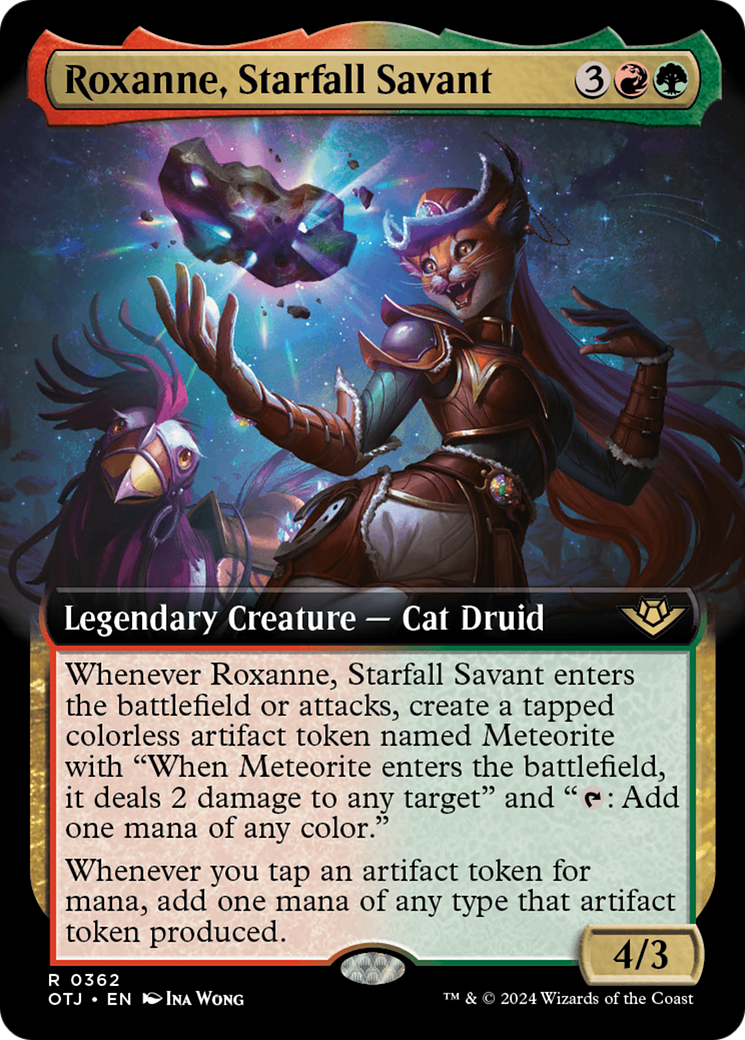 Image of Roxanne, Starfall Savant (Extended Art) (OTJ-362) - Outlaws of Thunder Junction: (Extended Art)
