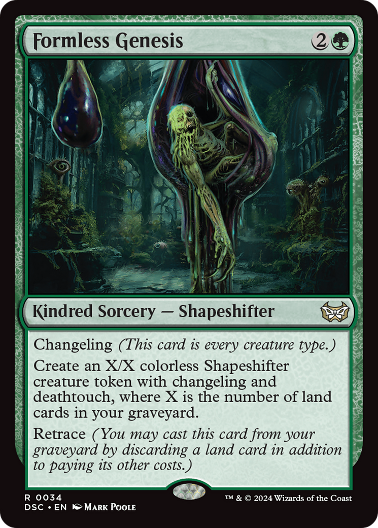 Image of Formless Genesis (DSC-034) - Duskmourn: House of Horror Commander