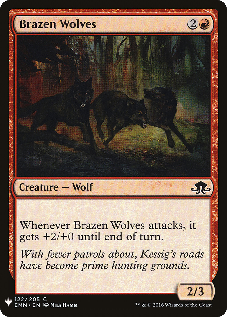 Image of Brazen Wolves (LIST-EMN-122) - The List