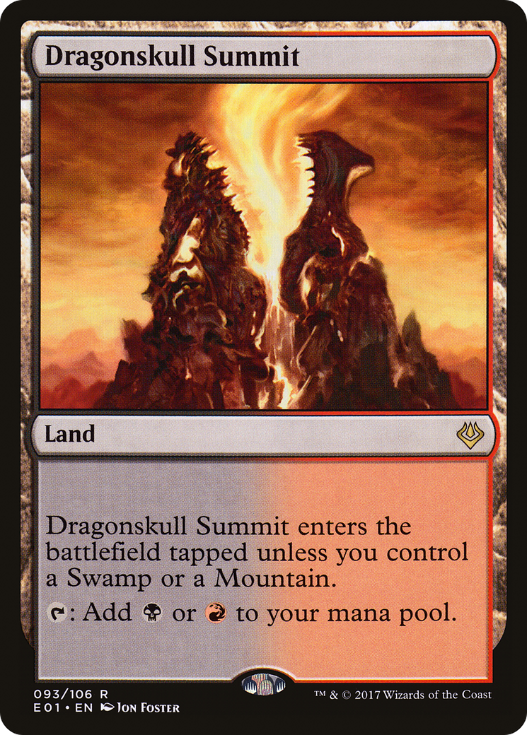 Image of Dragonskull Summit (AC2-093) - Archenemy: Nicol Bolas
