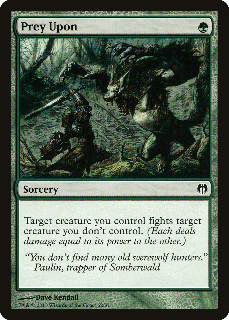 Image of Prey Upon (DDL-062) - Duel Decks: Heroes vs. Monsters