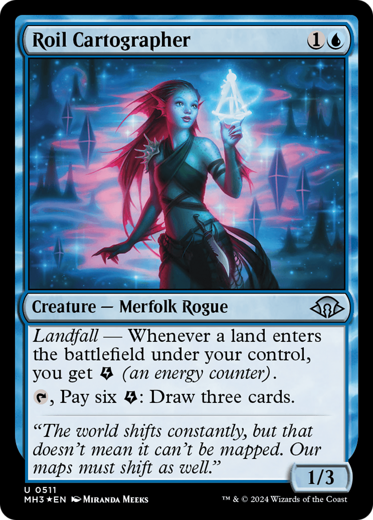 Image of Roil Cartographer (Ripple Foil) (MH3-511) - Modern Horizons 3 Foil