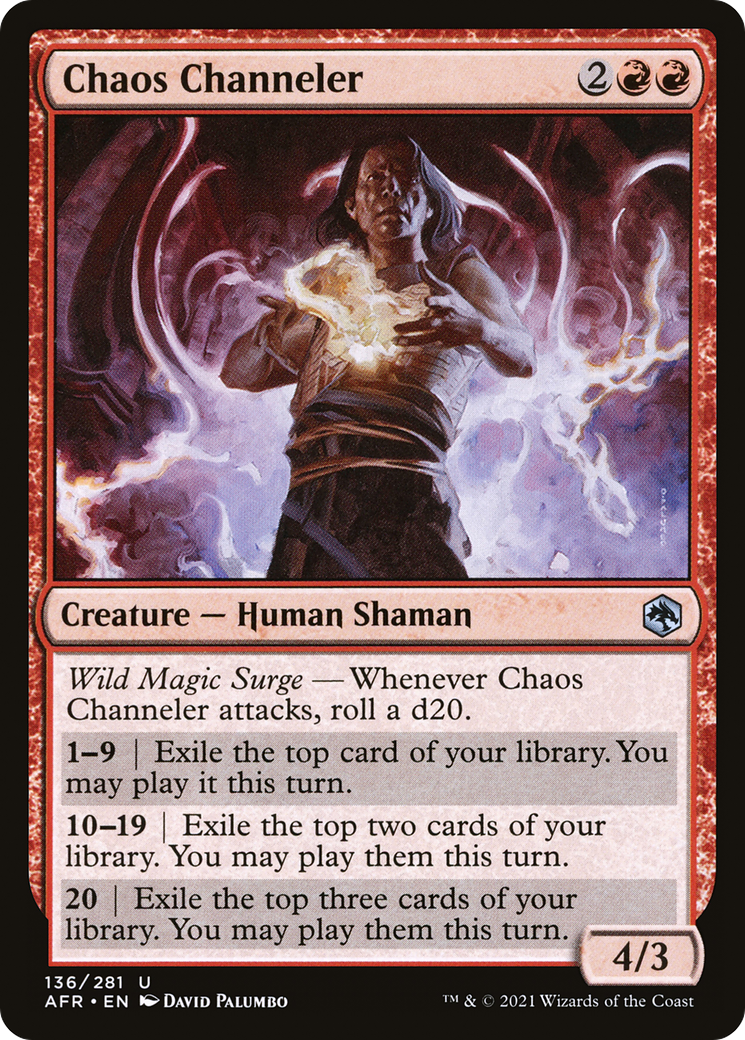Image of Chaos Channeler (AFR-136) - Adventures in the Forgotten Realms