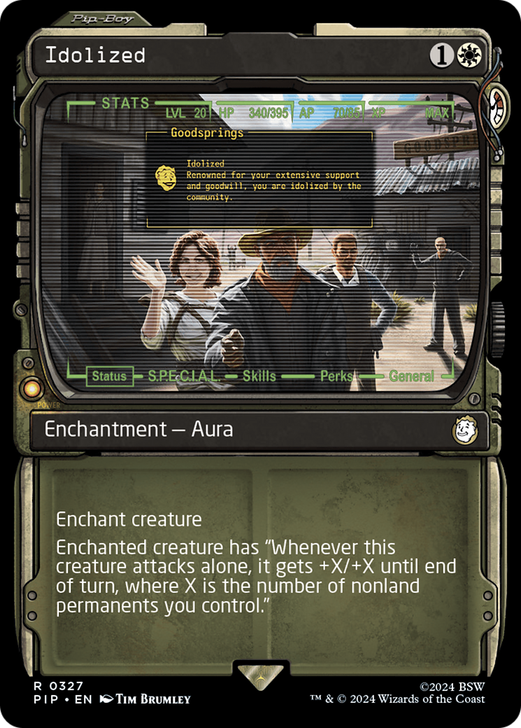 Image of Idolized (Showcase) (PIP-327) - Fallout: (Showcase) Foil