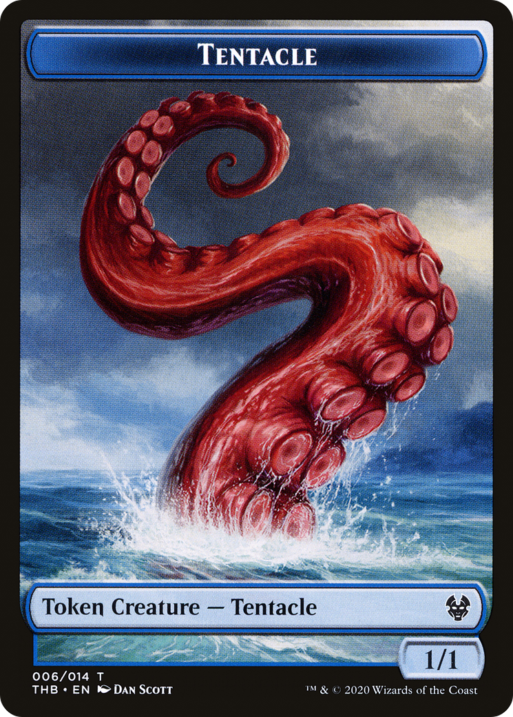 Image of Tentacle (TTHB-006) - Theros Beyond Death Tokens Foil
